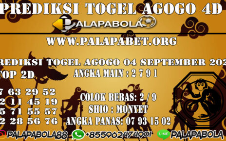 Prediksi Togel Agogo4D 23 SEPTEMBER 2020