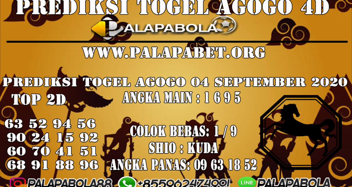 Prediksi Togel Agogo4D 25 SEPTEMBER 2020