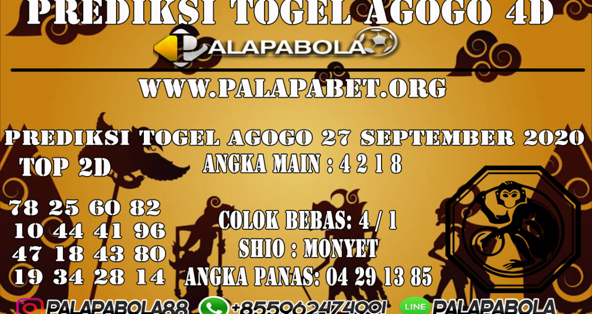 Prediksi Togel Agogo Hoki 26 SEPTEMBER 2020