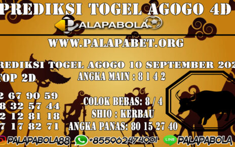Prediksi Togel Agogo4D 10 SEPTEMBER 2020